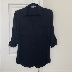 Black Button Down